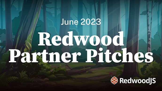 Redwood Partner Pitches Banner