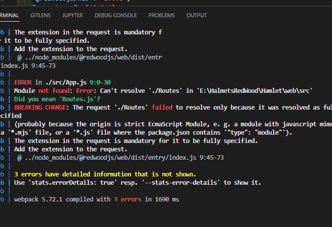 Syntaxerror: Cannot Use Import Statement Outside A Module - Get Help And  Help Others - Redwoodjs Community